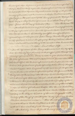 Transcript of Lackland v. Dorsey, presented before the General Court of the State of Maryland, Chief Justice Samuel Chase presiding, 1794